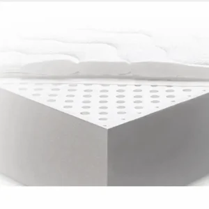 Sectiune nucleu saltea Standard Ekon din latex cu 7 zone de Lux si structura celulara deschisa.